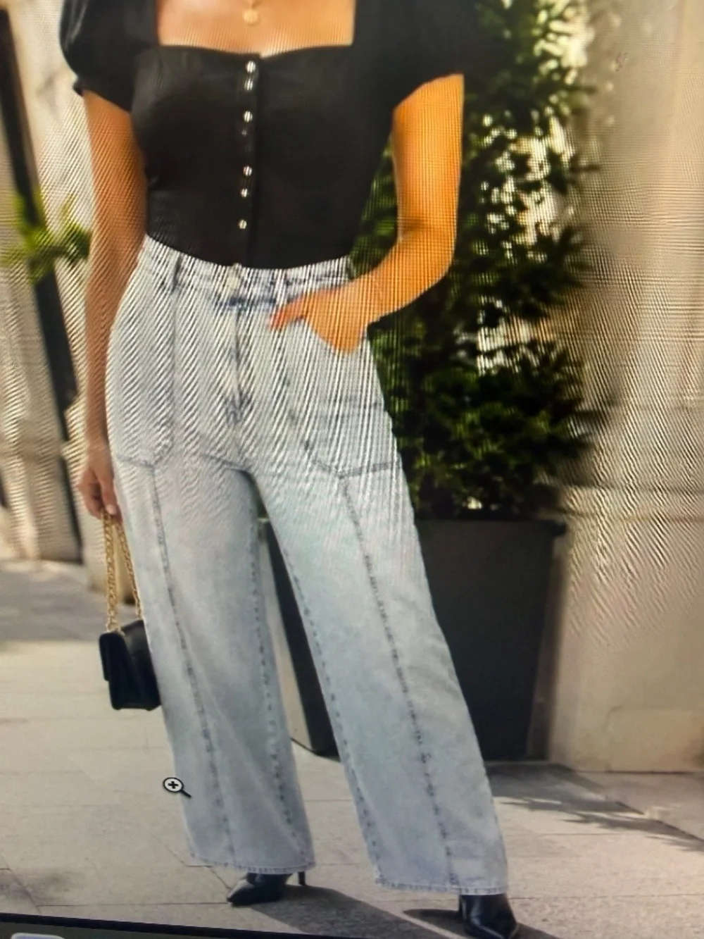Michael Kors Carmen Wide Leg Jeans Size 16W Orig. $155